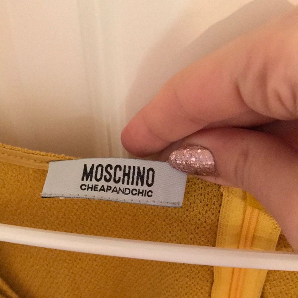 Authentic NEW Moschino dress in yellow 💥✨🎉 - Picture 6 of 8